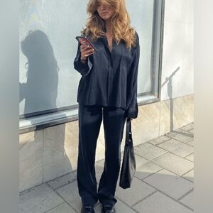 Djerf Avenue On The Go Pants | Ash | FINAL SALE